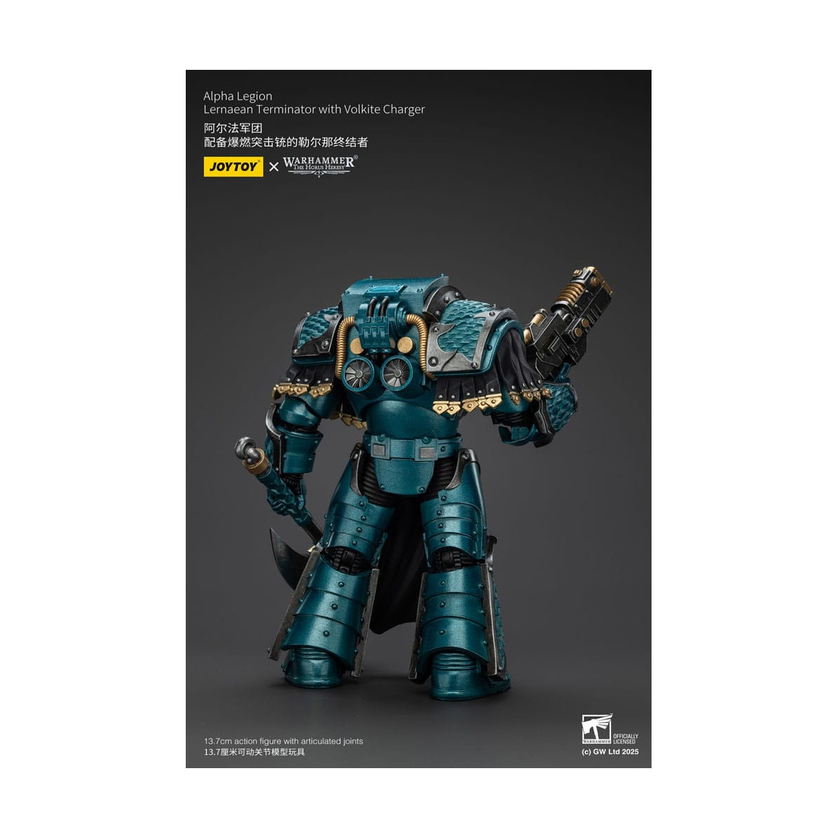Joytoy - Warhammer - Alpha Legion - Lernaean Terminator with Volkite - The Horus Heresy