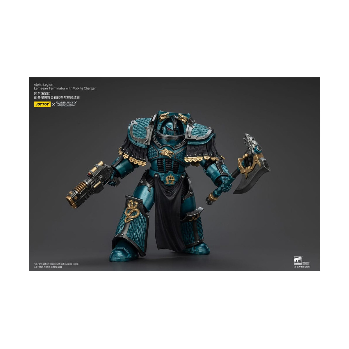 Joytoy - Warhammer - Alpha Legion - Lernaean Terminator with Volkite - The Horus Heresy