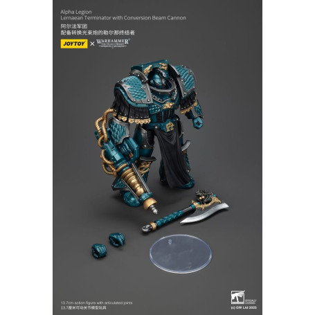 Joytoy - Warhammer - Alpha Legion - Lernaean Terminator with Conversion Beam Cannon - The Horus Heresy