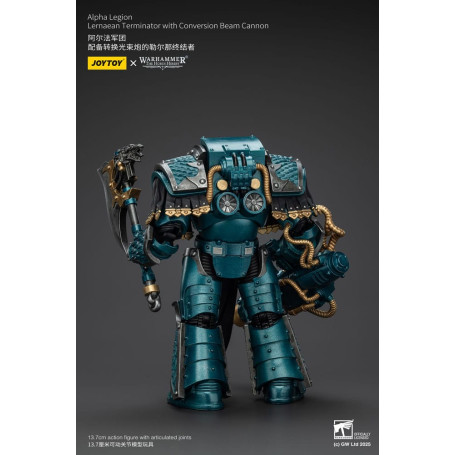 Joytoy - Warhammer - Alpha Legion - Lernaean Terminator with Conversion Beam Cannon - The Horus Heresy