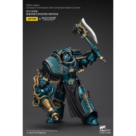 Joytoy - Warhammer - Alpha Legion - Lernaean Terminator with Conversion Beam Cannon - The Horus Heresy