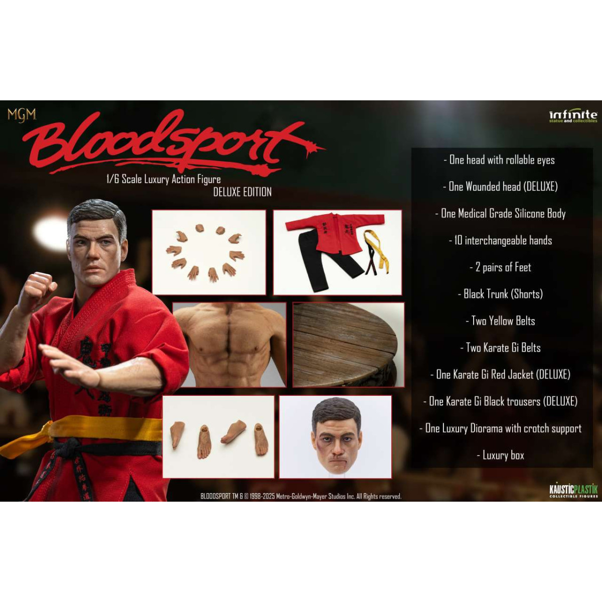 Infinite Statue X Kaustic Plastik - Frank Dux Deluxe 1/6 -Bloodsport
