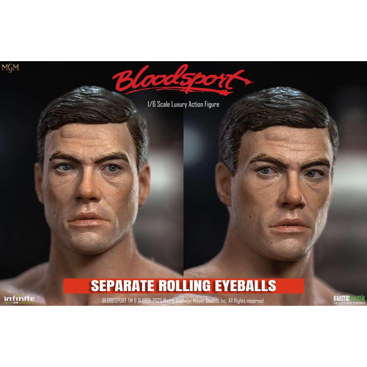 Infinite Statue X Kaustic Plastik - Frank Dux Standard Edition 1/6 -Bloodsport
