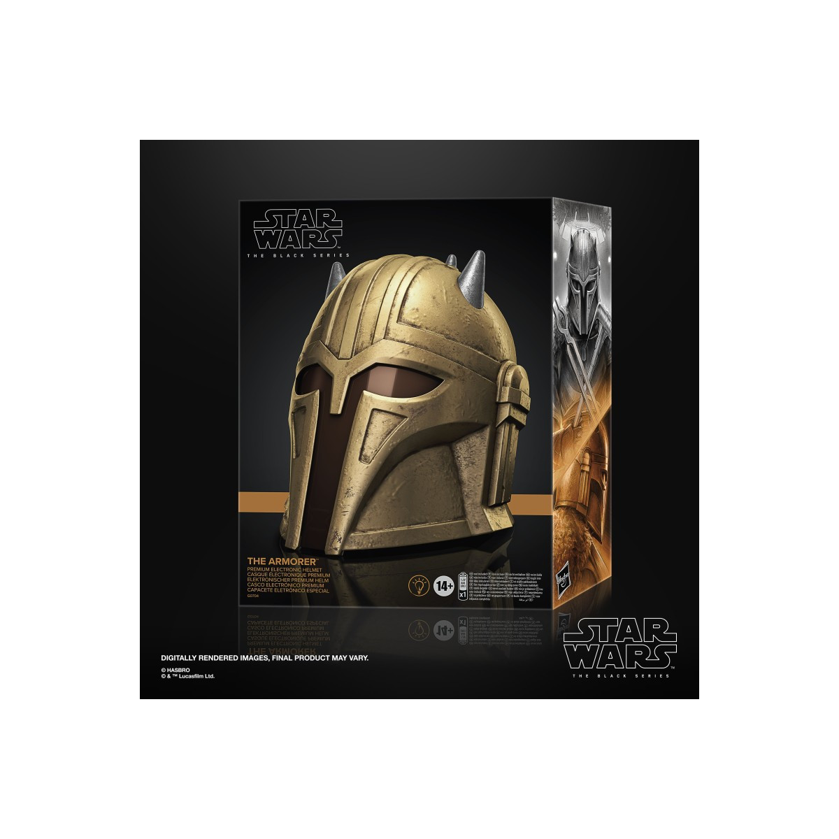 Hasbro - The Armorer The Mandalorian - Star Wars Black Series Helmet 1:1 Replica Premium