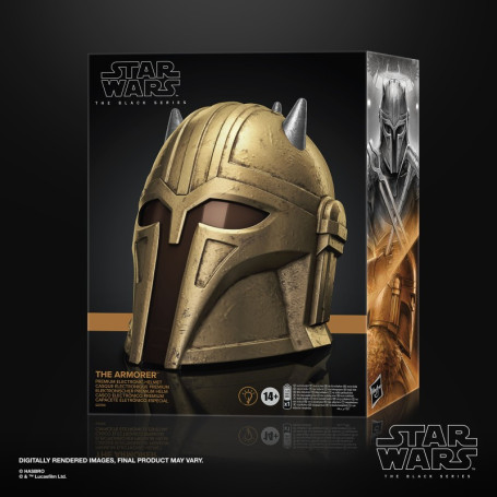 Hasbro - The Armorer The Mandalorian - Star Wars Black Series Helmet 1:1 Replica Premium