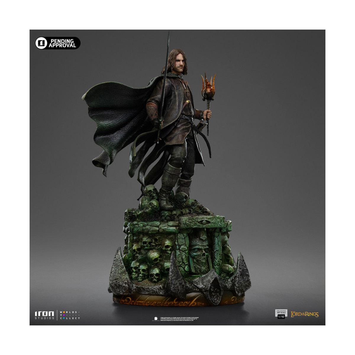Iron Studios - Aragorn Unleashed - Lord of the Rings - LOTR Unleashed Art Scale 1/10