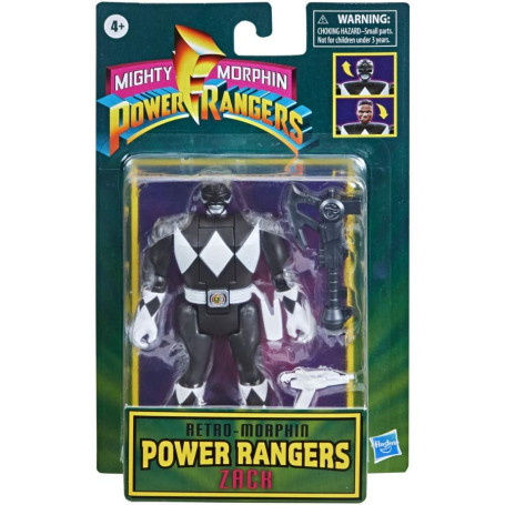 Hasbro - Mighty Morphin Power Rangers - Ranger Noir Retro Morphin