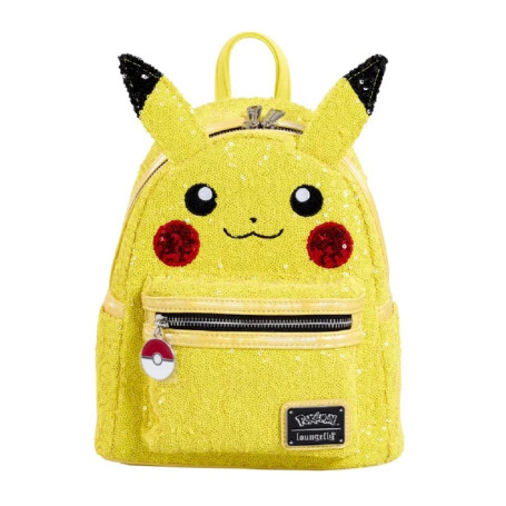 Pokemon - Loungefly Mini Sac A Dos Pikachu Sequin