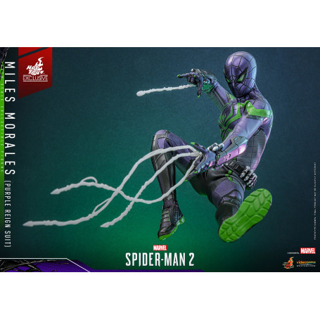Hot Toys Marvel's Spider-Man 2: Miles Morales (Purple Reign Suit) Video Game Masterpiece 1/6