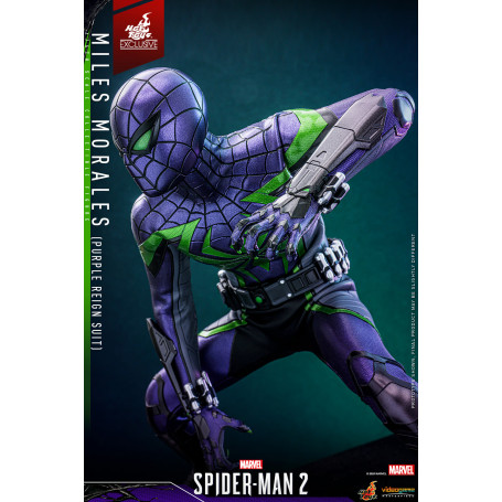 Hot Toys Marvel's Spider-Man 2: Miles Morales (Purple Reign Suit) Video Game Masterpiece 1/6