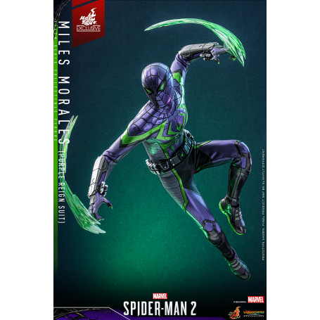 Hot Toys Marvel's Spider-Man 2: Miles Morales (Purple Reign Suit) Video Game Masterpiece 1/6