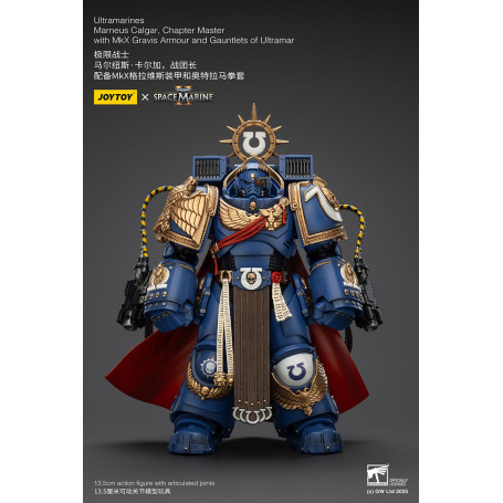 Joytoy - Space Marines II - Marneus Calgar, Chapter Master with MkX Gravis Armour and Gauntlets of Ultramar
