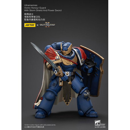 Joytoy - Space Marines II - Ultramarines Victrix Honour Guard with Storm Shield And Power Sword