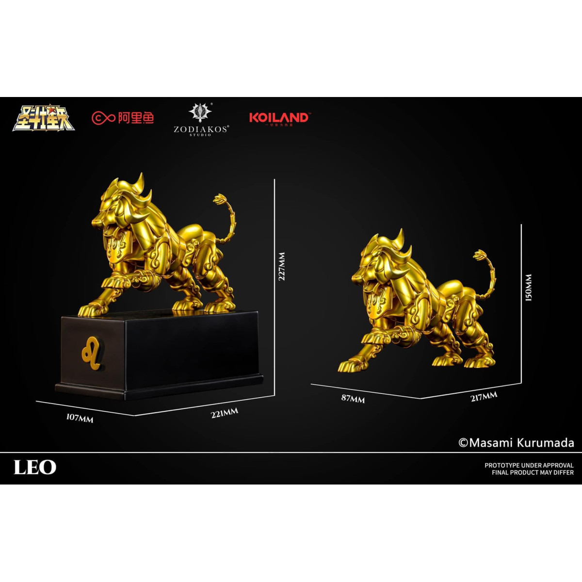 Zodiakos Studio - Leo Cloth - Lion Totem 1/6 - Saint Seiya - Knights of the Zodiac Statue