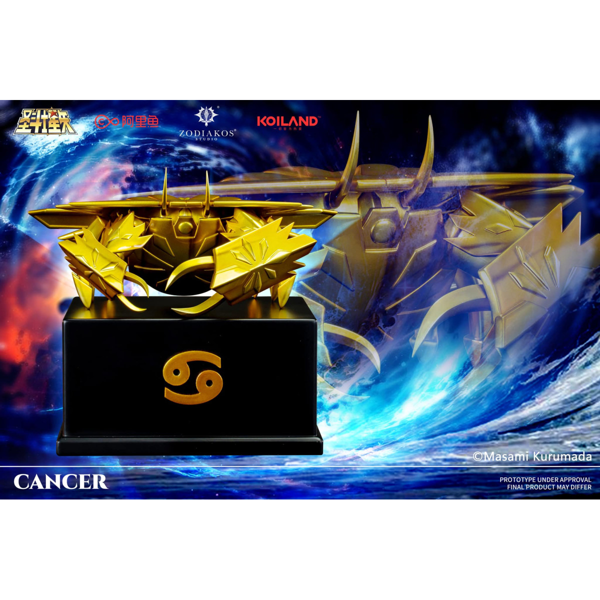 Zodiakos Studio - Cancer Cloth - Cancer Totem 1/6 - Saint Seiya - Knights of the Zodiac Statue
