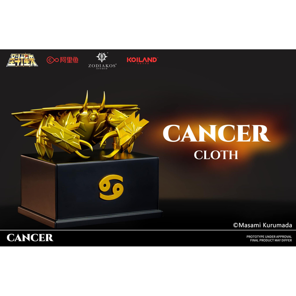Zodiakos Studio - Cancer Cloth - Cancer Totem 1/6 - Saint Seiya - Knights of the Zodiac Statue
