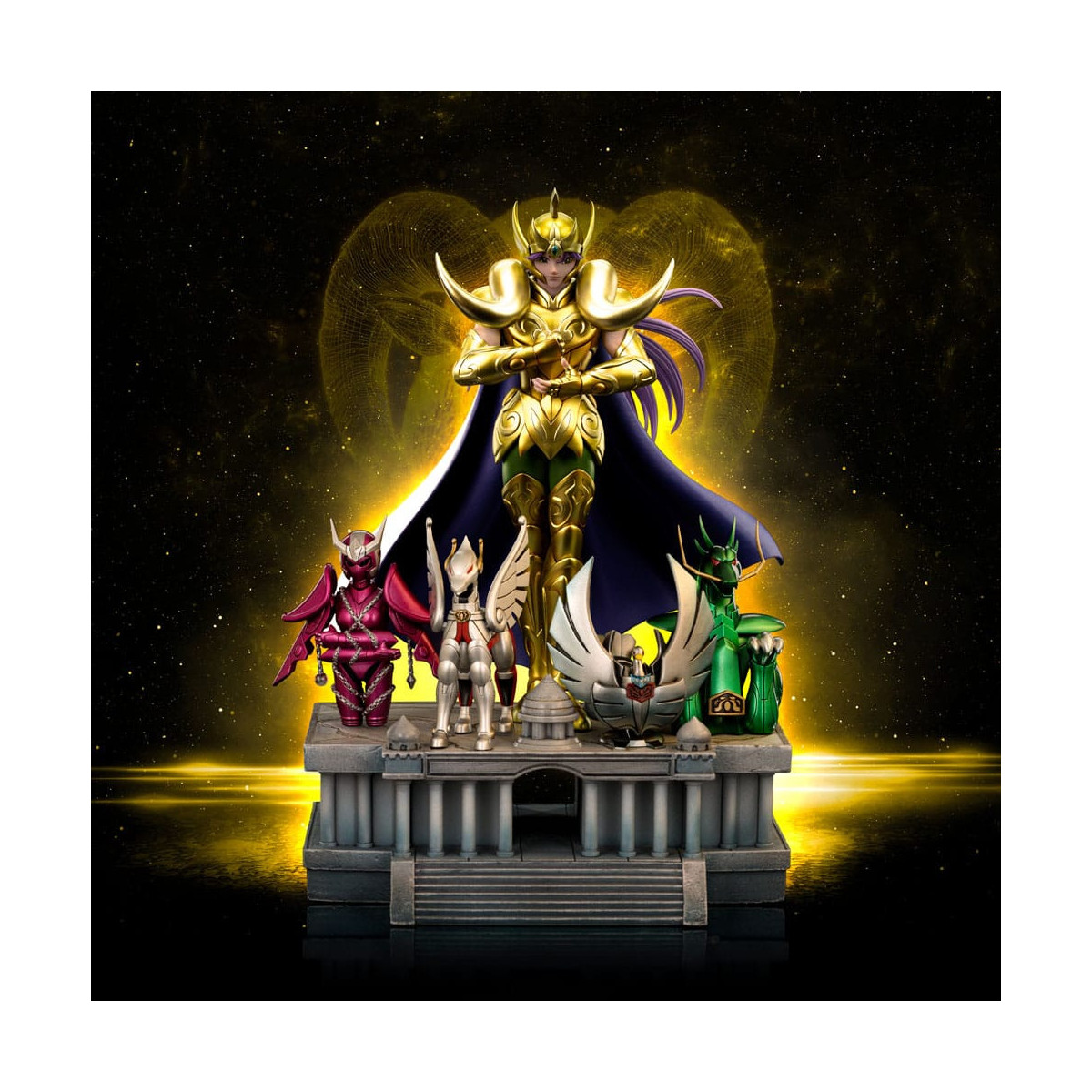 Iron Studios - Saint Seiya - Aries Mu Deluxe Art Scale 1/10 - Knights of the Zodiac