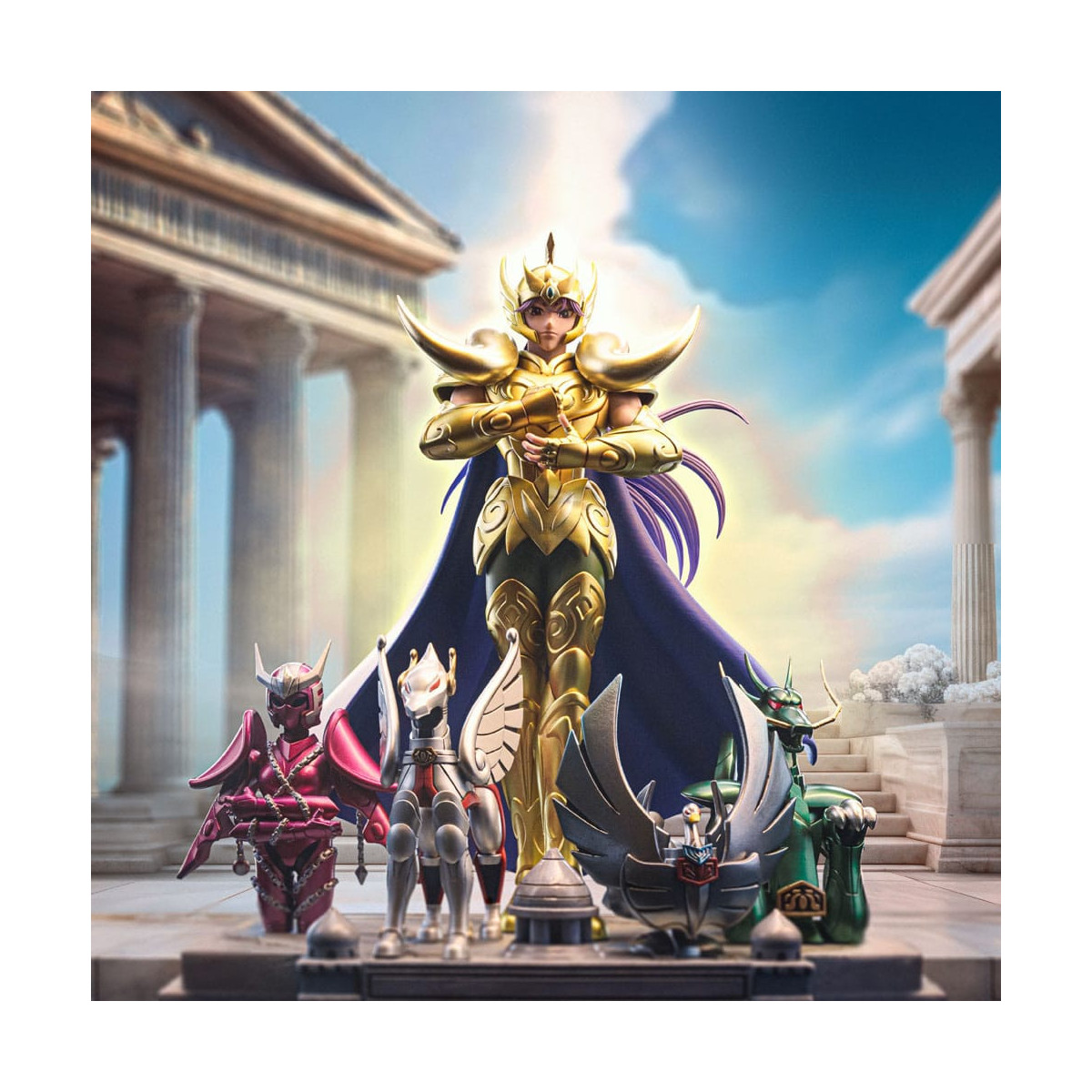 Iron Studios - Saint Seiya - Aries Mu Deluxe Art Scale 1/10 - Knights of the Zodiac