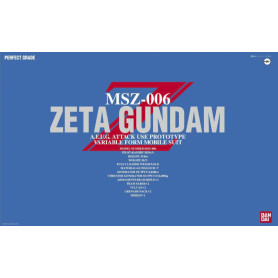 Bandai - Gunpla - 1/60 PG - MSZ-006 ZETA GUNDAM - Mobile Suit Gundam ZZ
