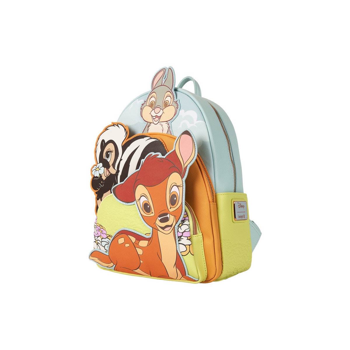 Disney Loungefly Mini Backpack Triple Pocket Bambi
