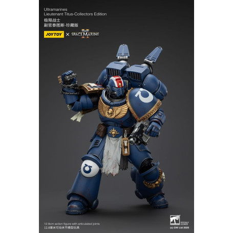JoyToy - Space Marines II - Ultramarines Lieutenant Titus Collectors Edition 1/18 - Warhammer 40000