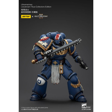 JoyToy - Space Marines II - Ultramarines Lieutenant Titus Collectors Edition 1/18 - Warhammer 40000