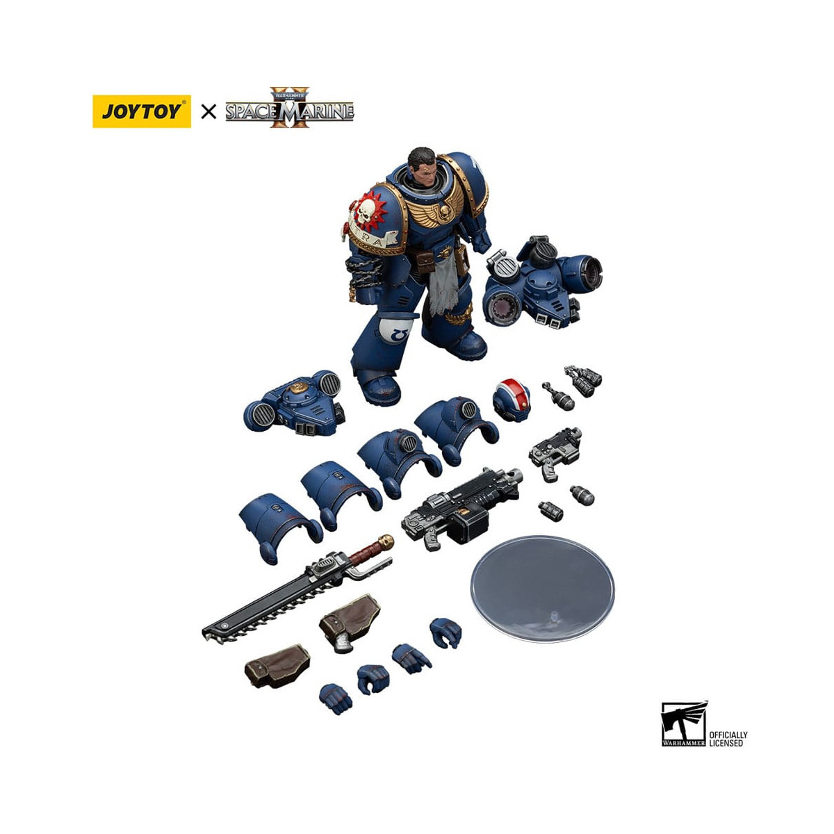 JoyToy - Space Marines II - Ultramarines Lieutenant Titus Collectors Edition 1/18 - Warhammer 40000