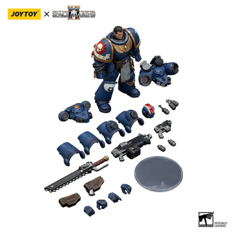 JoyToy - Space Marines II - Ultramarines Lieutenant Titus Collectors Edition 1/18 - Warhammer 40000