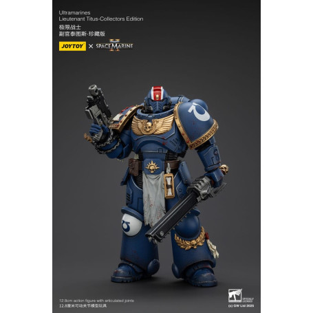 JoyToy - Space Marines II - Ultramarines Lieutenant Titus Collectors Edition 1/18 - Warhammer 40000