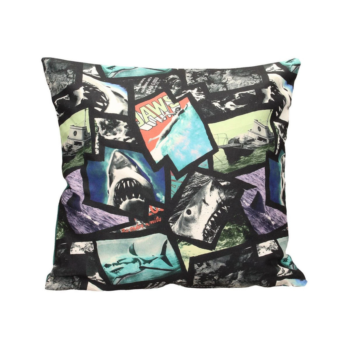 SD Toys - JAWS Poster Collage Pillow - Jaws 