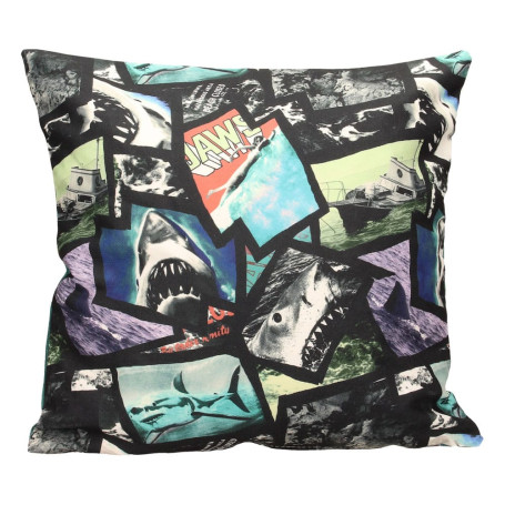 SD Toys - JAWS Poster Collage Pillow - Jaws 