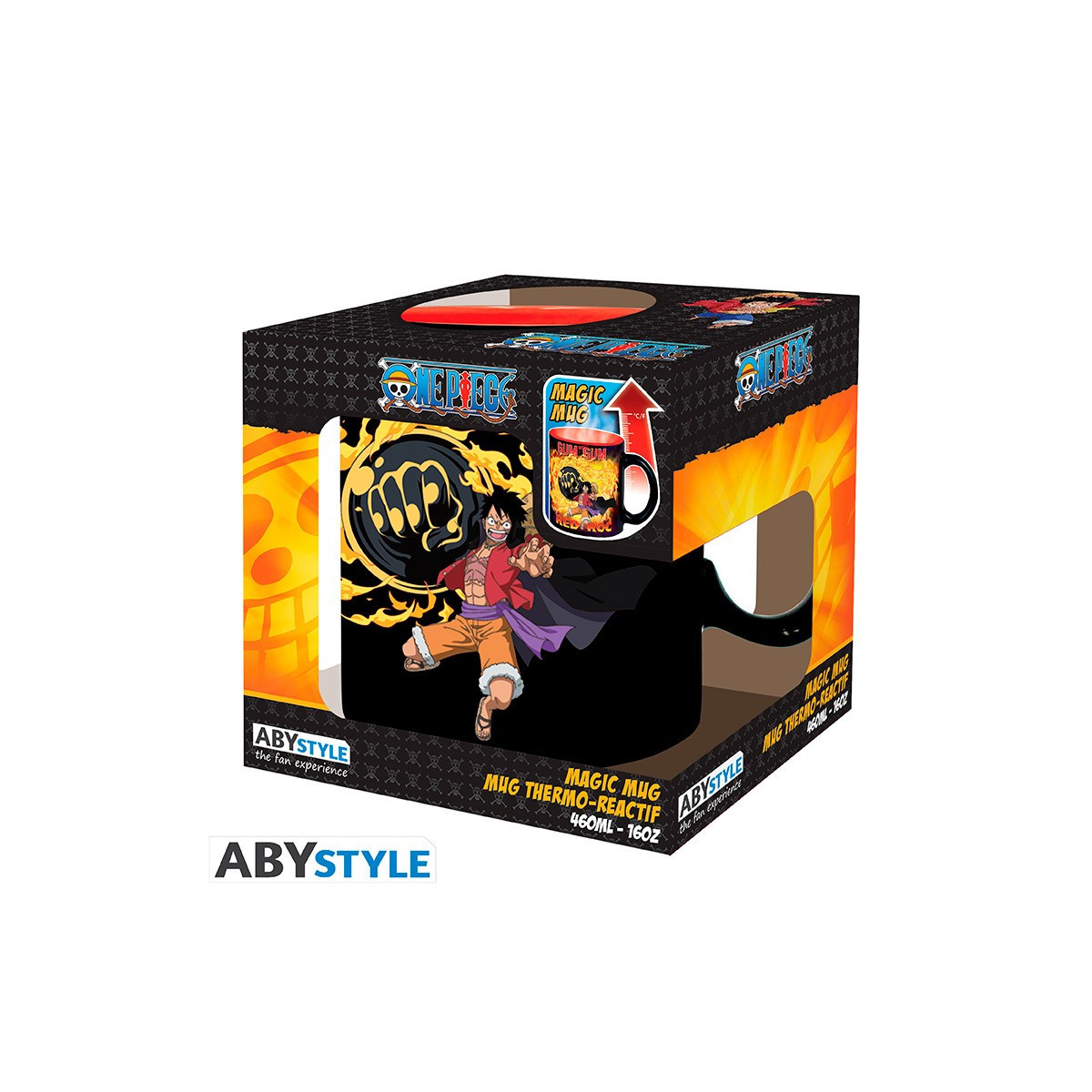 ABYstyle - One Piece - 460 ml Thermo-reactive Mug - Luffy vs Kaido