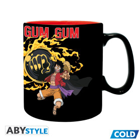 ABYstyle - One Piece - 460 ml Thermo-reactive Mug - Luffy vs Kaido
