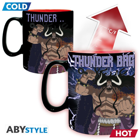 ABYstyle - One Piece - 460 ml Thermo-reactive Mug - Luffy vs Kaido