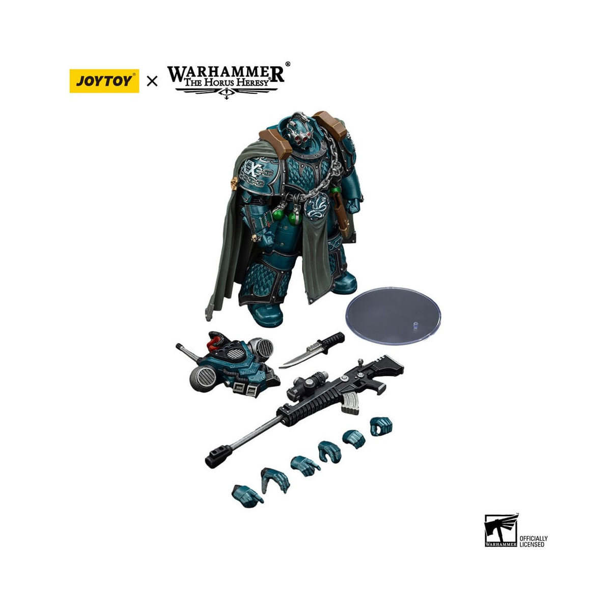 Joytoy - Warhammer - Alpha Legion - Exodus The One who is Many With Sniper Rifle And Power Dagger - The Horus Heresy