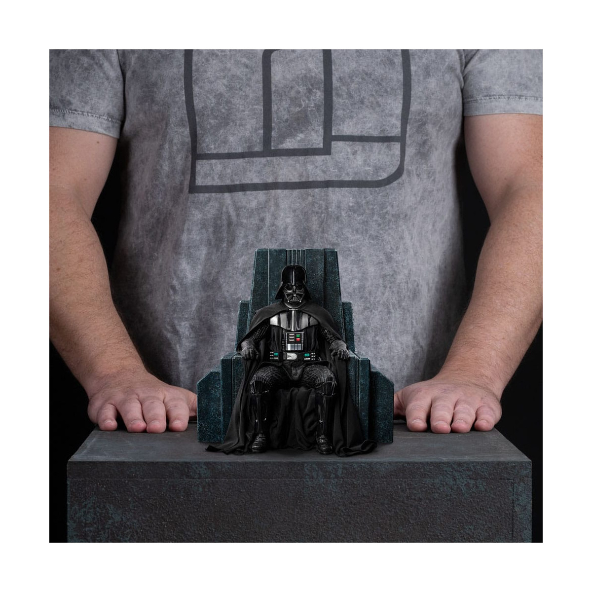 IRON STUDIOS - Darth Vader on Throne Art Scale 1/10 - Star Wars: Obi-Wan Kenobi