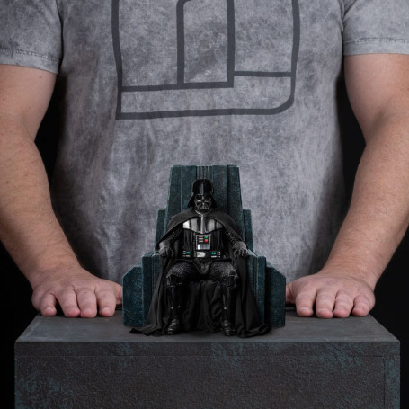 IRON STUDIOS - Darth Vader on Throne Art Scale 1/10 - Star Wars: Obi-Wan Kenobi