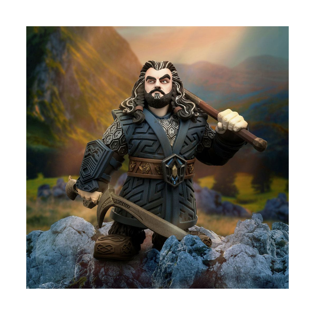 Weta Statue Vinyl The Hobbit Mini Epics Thorin Oakenshield Limited Edition - Oak Ecu.