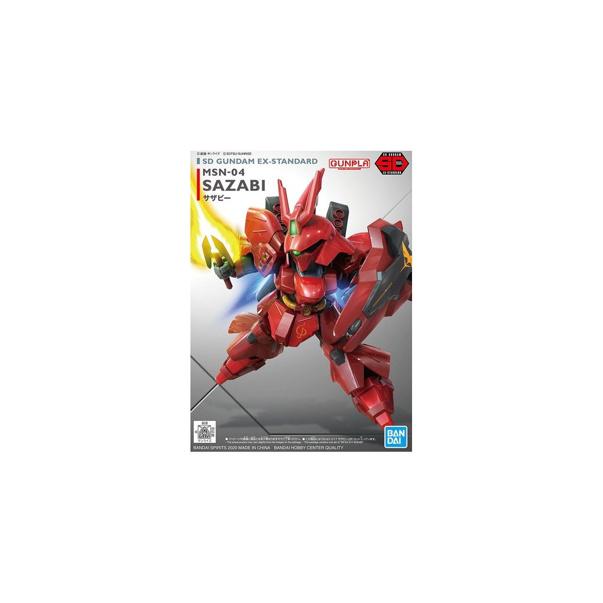Bandai - Gunpla - SD Gundam Ex-Standard - MSN-04 SAZABI - Mobile Suit Gundam: Char's Counterattack