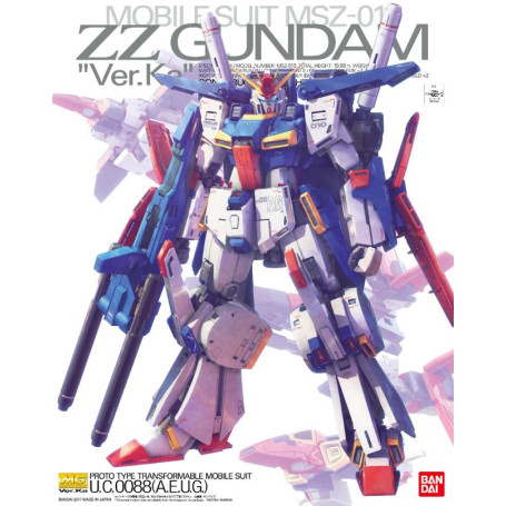 Bandai - Gunpla - 1/100 MG - MSZ-01 ZZ GUNDAM Ver. KA - Mobile Suit Gundam ZZ