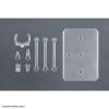 Bandai - Gunpla - Gundam Action Base 6 Clear (1/144) set of 2