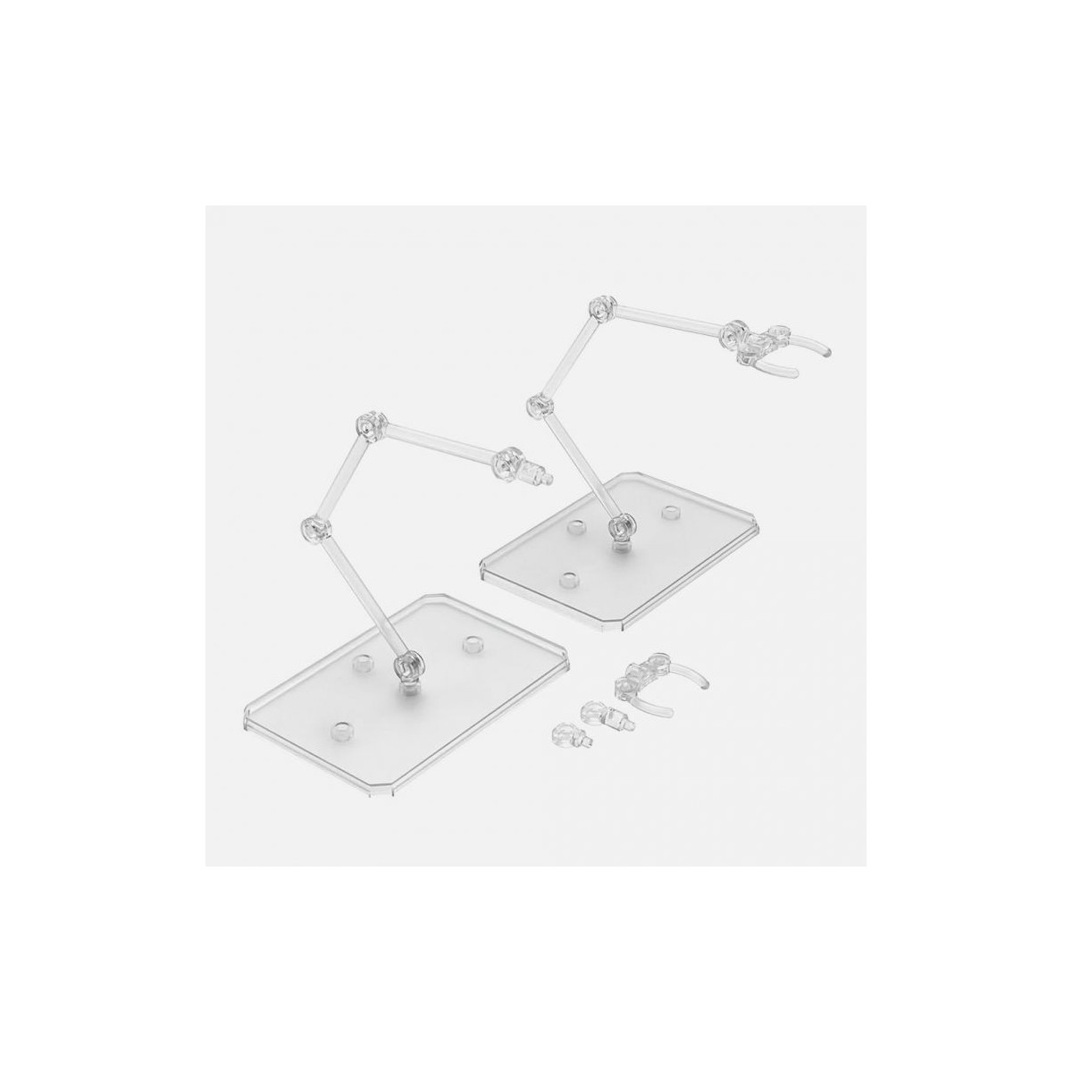 Bandai - Gunpla - Gundam Action Base 6 Clear (1/144) set of 2