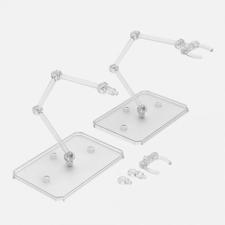 Bandai - Gunpla - Gundam Action Base 6 Clear (1/144) set of 2