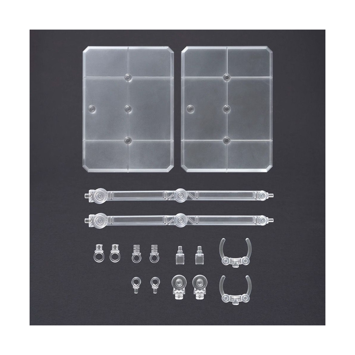 Bandai - Gunpla - Gundam Action Base 7 Clear (1/144) set of 2