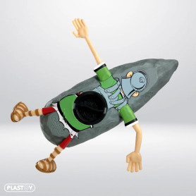 Plastoy Tirelire Asterix - IDÉFIX ET LE ROMAIN ÉCRASÉ