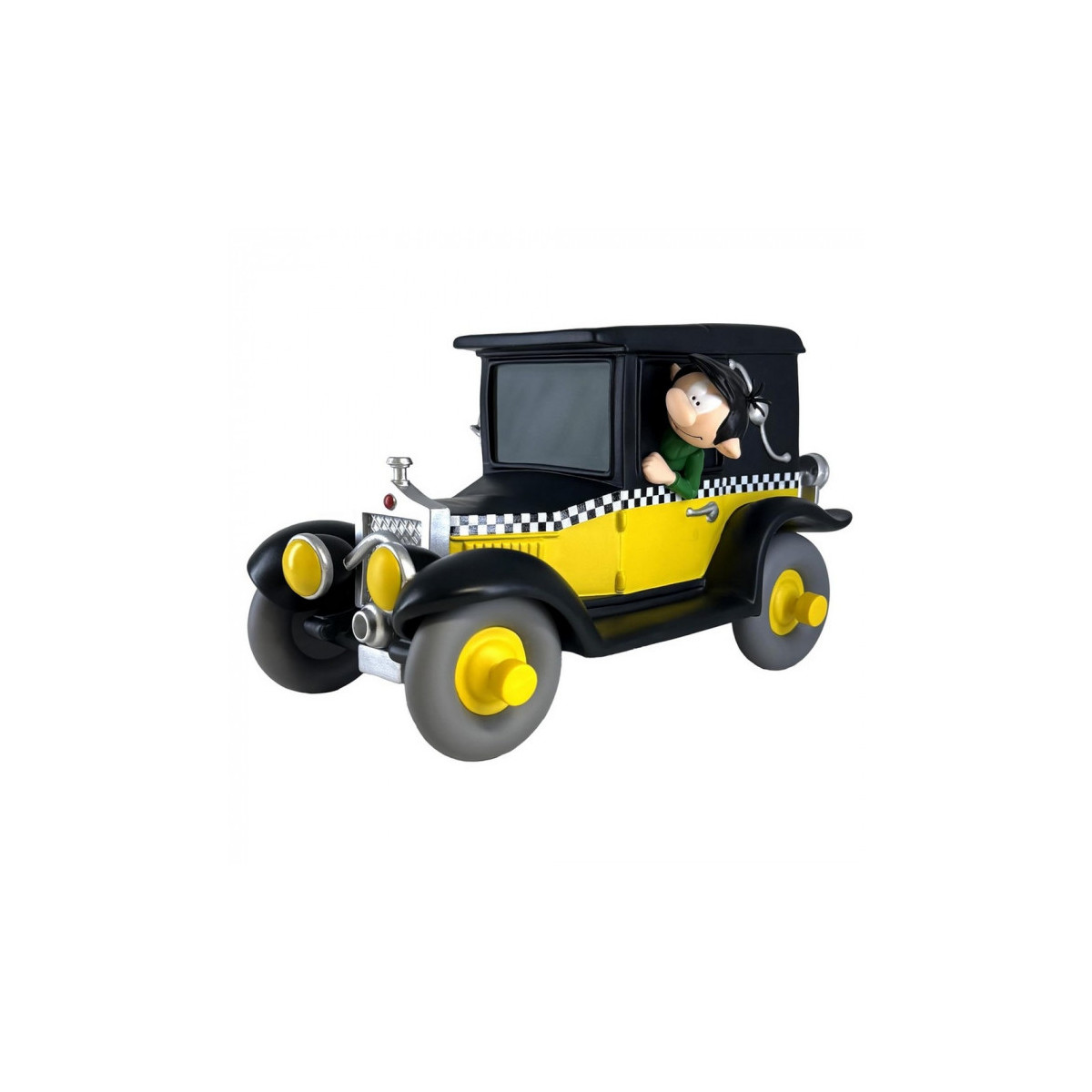 Plastoy Tirelire Gaston Lagaffe - Gaston Lagaffe and his Taxi Fiat 509