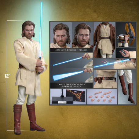 Hot toys - Star Wars Attack of the Clones - Obi-Wan Kenobi MMS 1/6