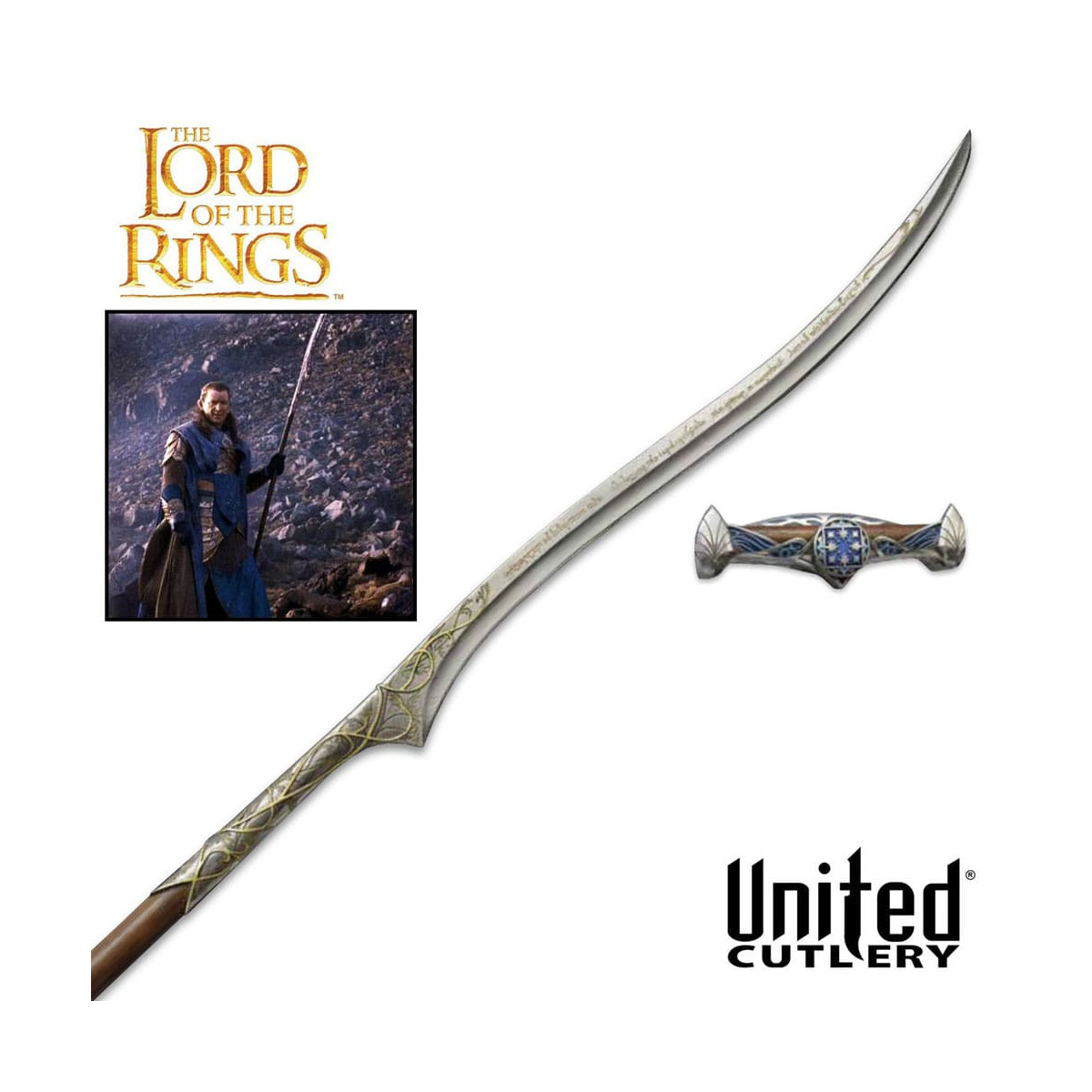 United Cutlery LOTR Aiglos Lance de Gil-Galad - Aeglos Spear of Gil-Galad - Lord of the Rings