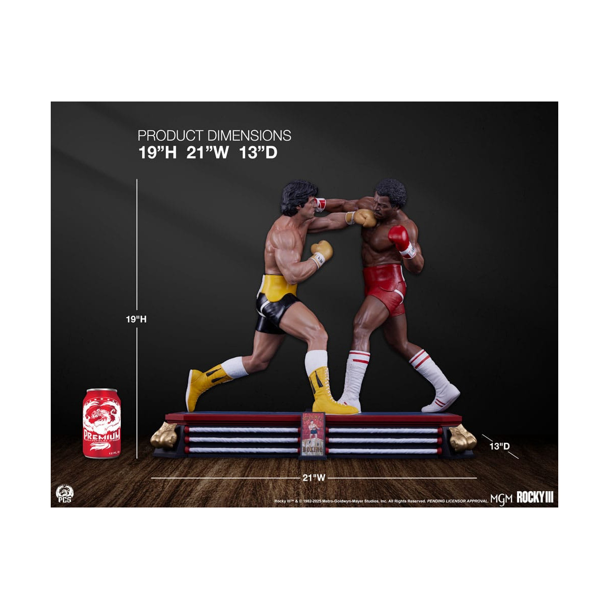 Premium Collectibles Studio PCS - Rocky 3: Eye of the Tiger diorama 1/4 Rocky Balboa & Apollo Creed