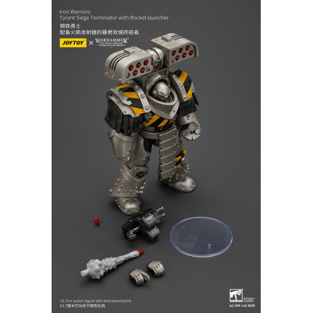 Joytoy - Warhammer - Iron Warriors Tyrant Siege Terminator Squad - Tyrant Siege Terminator with Rocket launcher